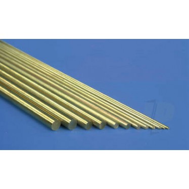 K&S 1165 1/4 Solid Brass Rod 36in (1)